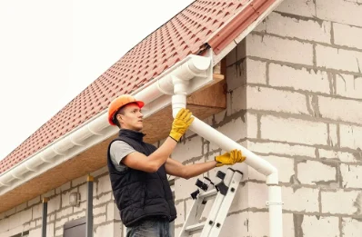Pose et remplacement de gouttières à Cazevieille